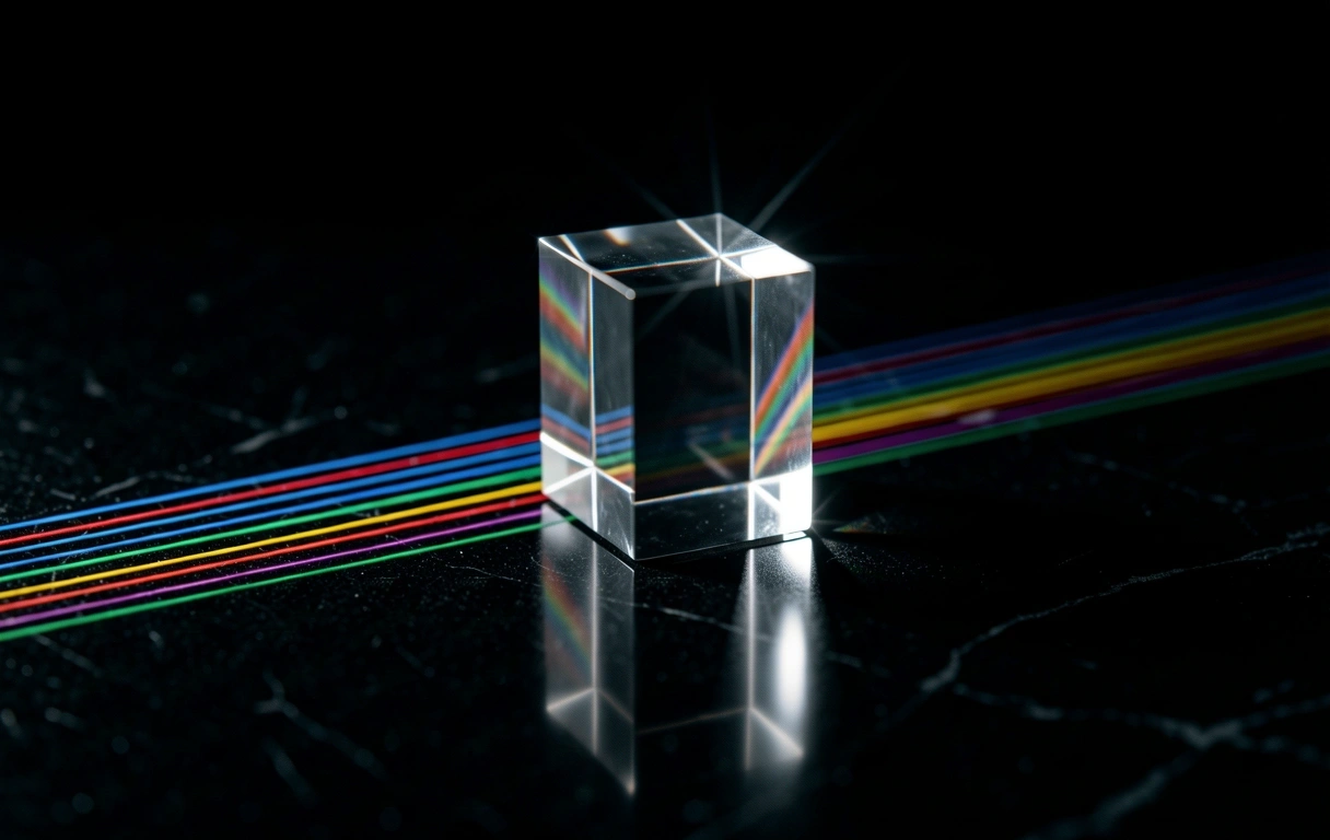 Scientific glass refraction