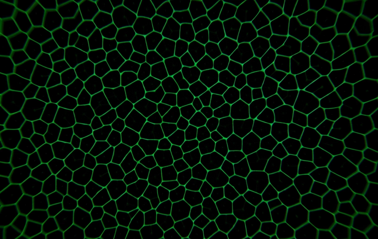 Microscopic view of biological structure